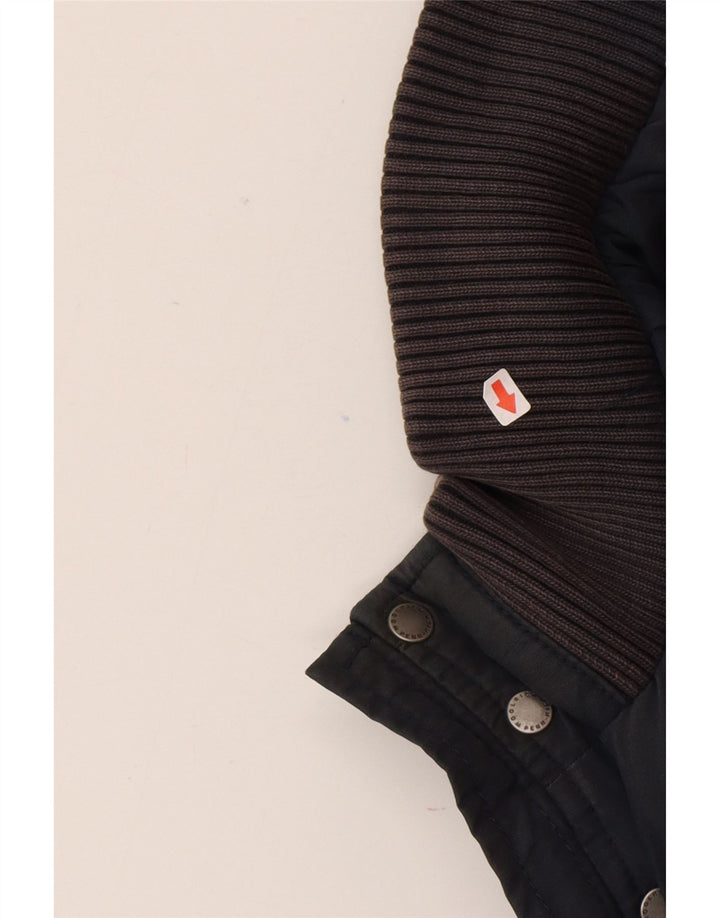 Woolrich Herre Utility Jacket UK 40 Large Navy Blue Cotton