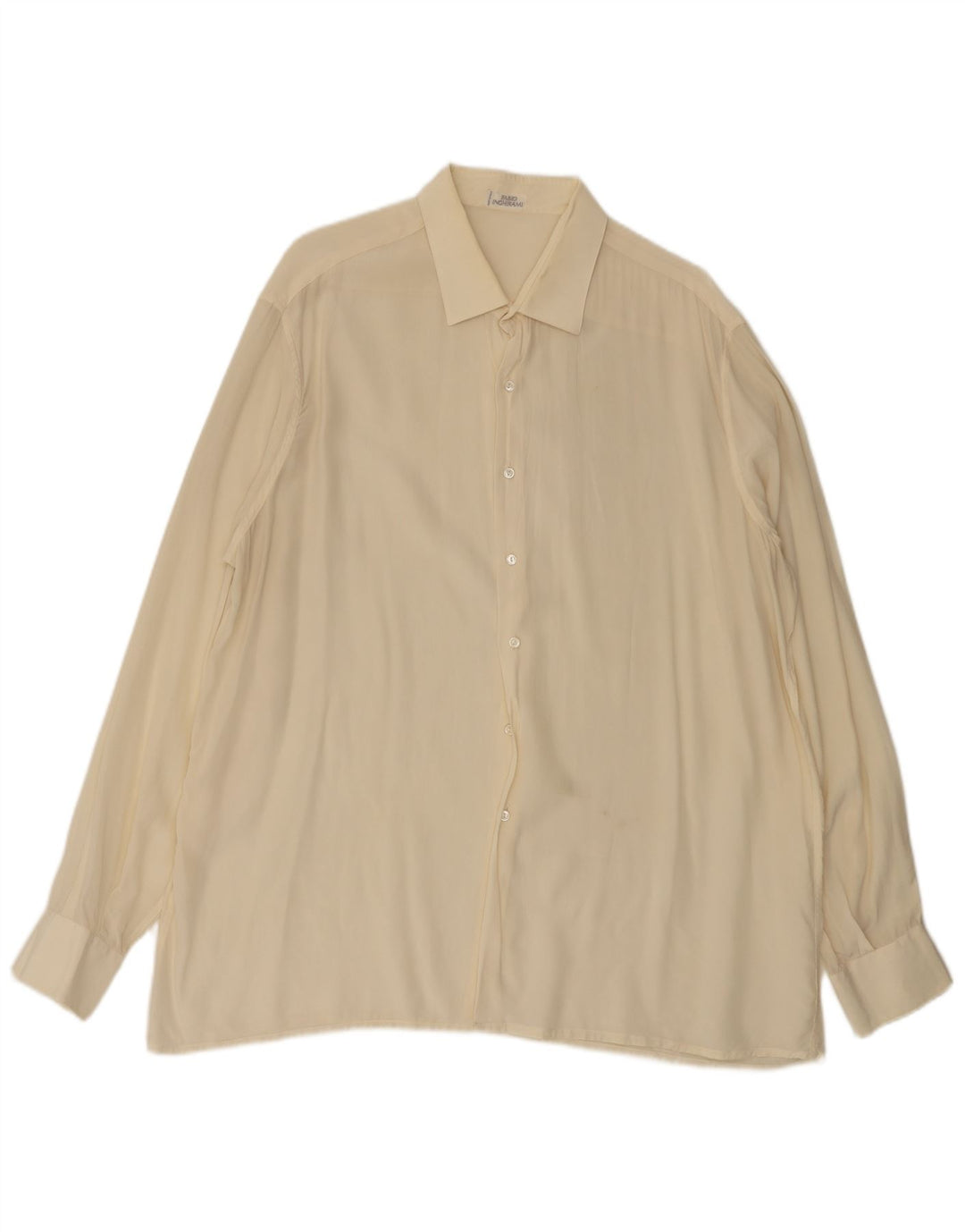 Fabio Inghirami Herreskjorte XL Off White Silke