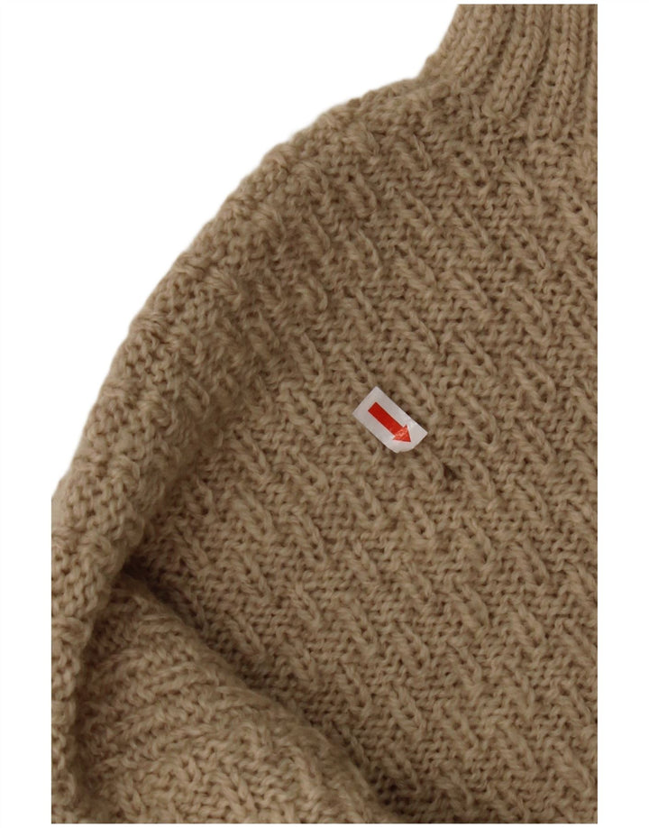 VINTAGE Herre sweater med rund hals XL Beige