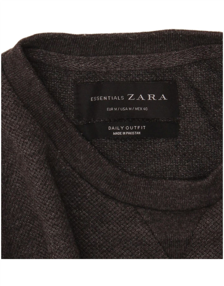 Zara Sweatshirt til mænd mellemgrå
