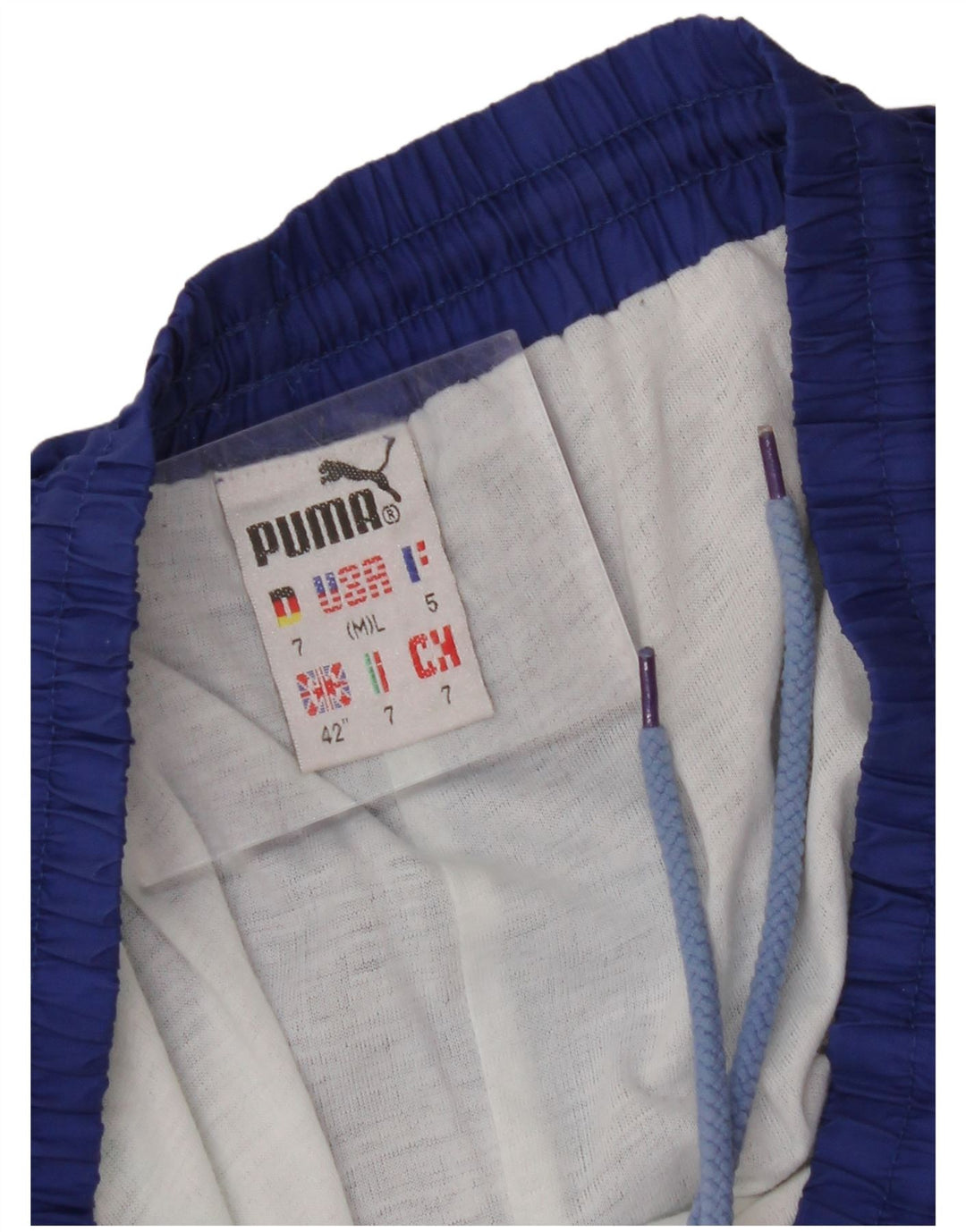 PUMA Mens Tracksuit Trousers Joggers 2XL  Blue Nylon