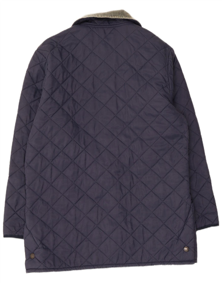 Barbour Herre quiltet jakke UK 38 Medium Navy Blue