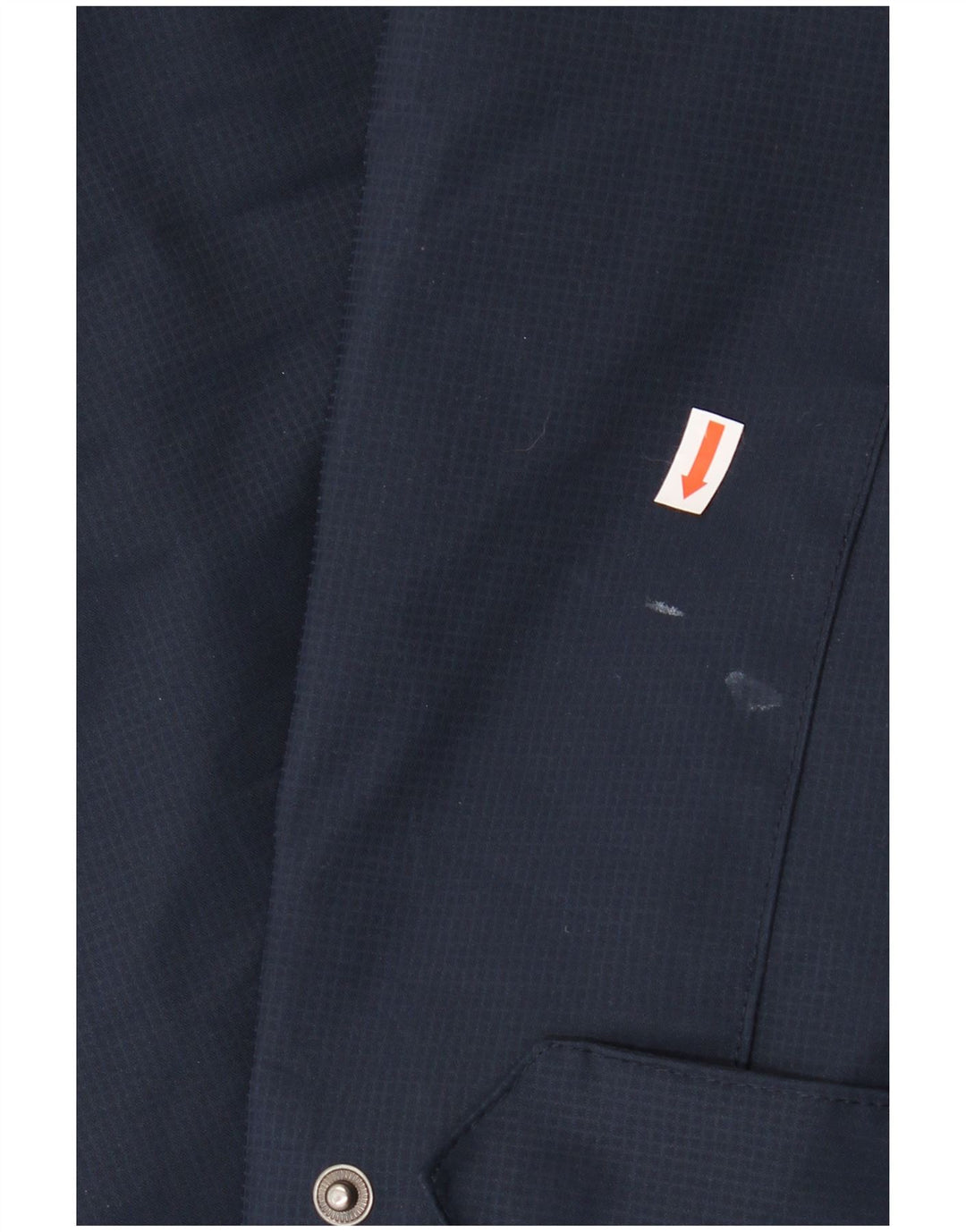 Izod Herre Windbreaker Jacket UK 40 Large Navy Blue Check Polyester