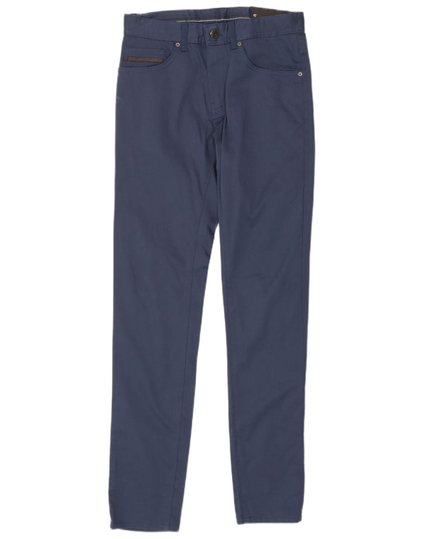 Zara Herre Skinny Casual Bukser EU 36 XS W29 L32 Marineblå Bomuld