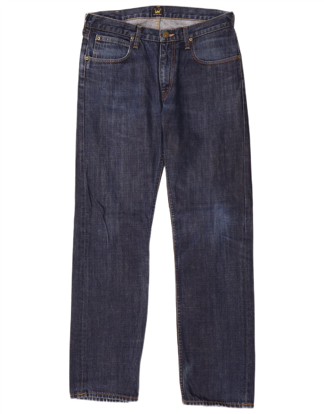 LEE Herre Blake Straight Jeans W32 L32 Blå Bomuld