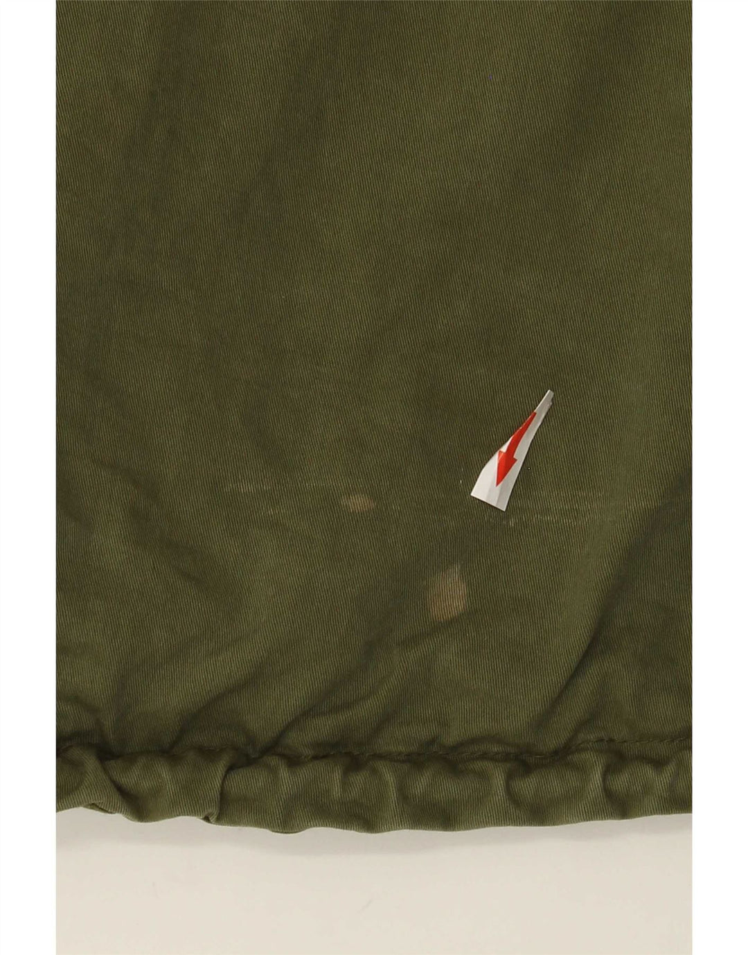 Zara Womens Grafisk Oversized Bomber Jacket UK 14 Medium Khaki Cotton