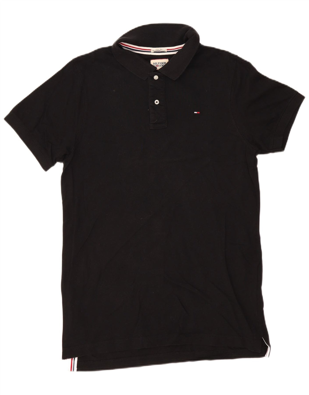 TOMMY HILFIGER Poloshirt til mænd XL sort bomuld