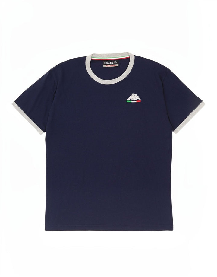 Kappa herre T-shirt top 2XL marineblå