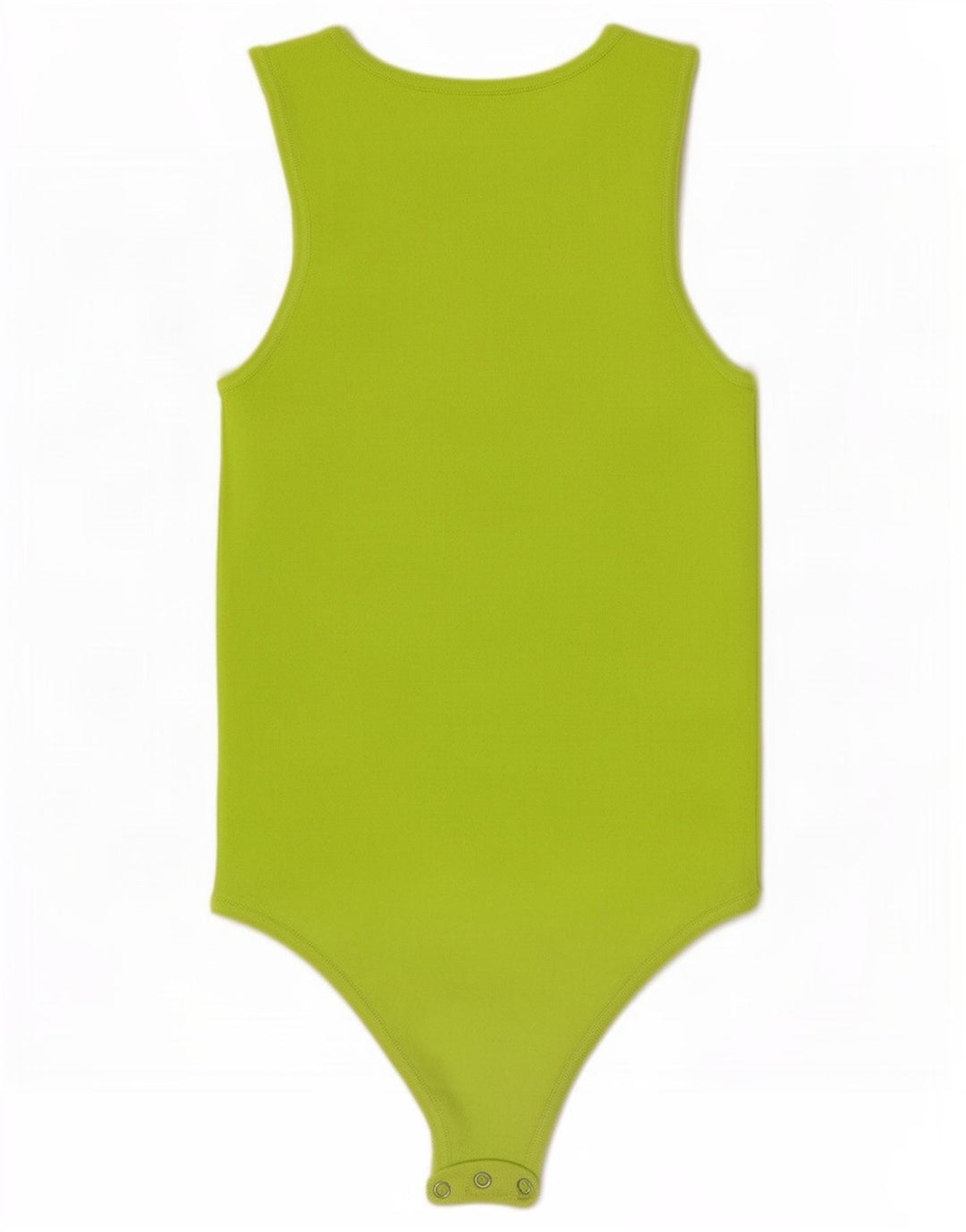 Zara Dame Ærmeløs Bodysuit UK 12 Medium Green Viscose