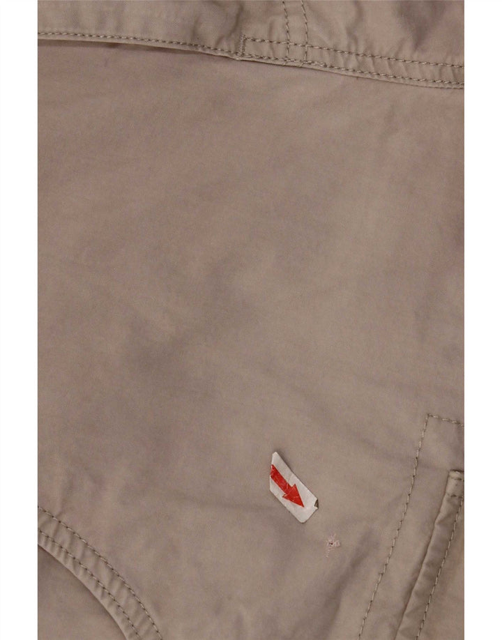 Benetton Herre Cargo Shorts IT 44 XS W30 Grå Bomuld