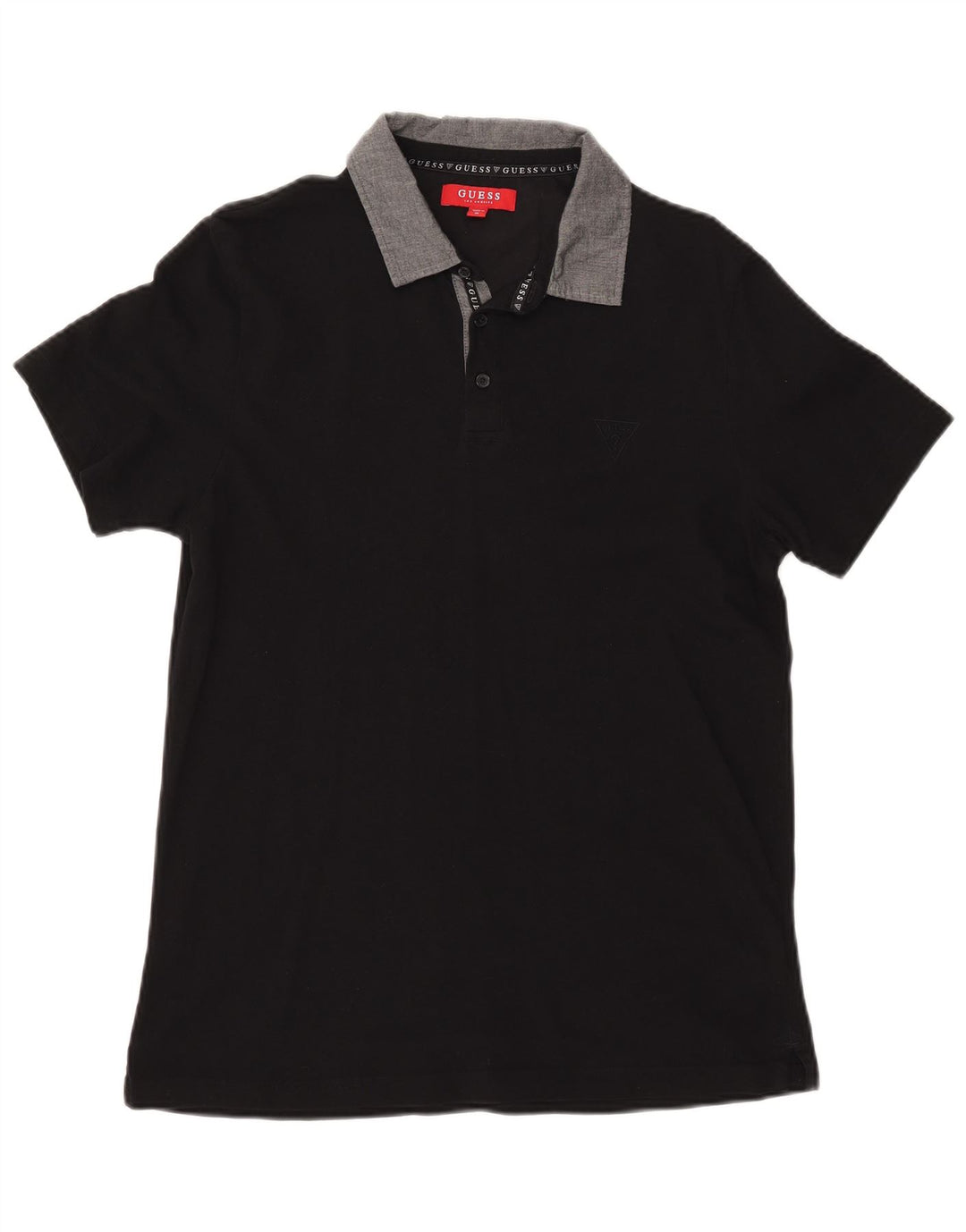 GUESS Rugby poloshirt til mænd Medium Sort