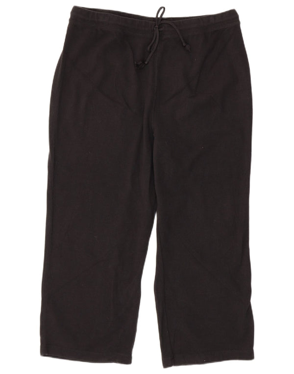 Tommy Bahama Womens Crop træningsdragt Bukser UK 18 XL Sort bomuld