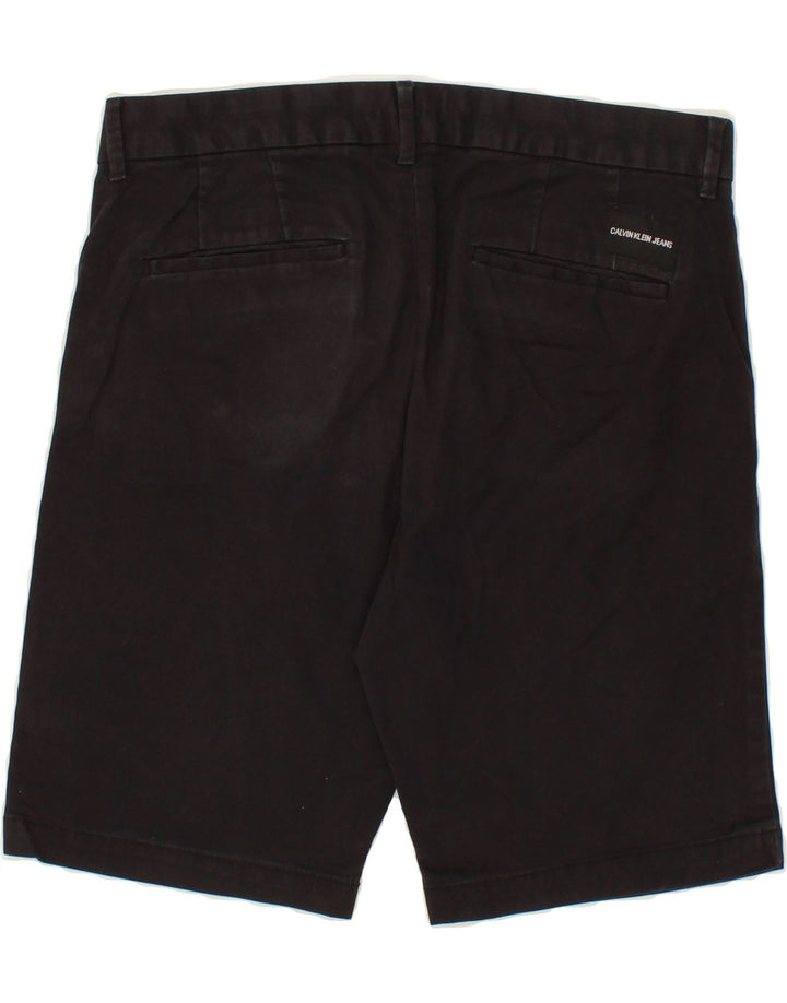 CALVIN KLEIN JEANS Womens Chino Shorts W30 Medium Black Cotton Vintage Calvin Klein Jeans and Second-Hand Calvin Klein Jeans from Messina Hembry 