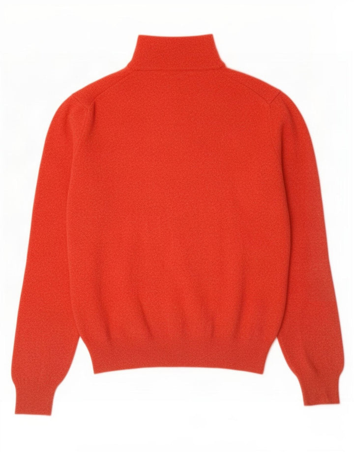 Marina Yachting Herre Zip Neck Jumper Sweater Medium Rød Ny Uld