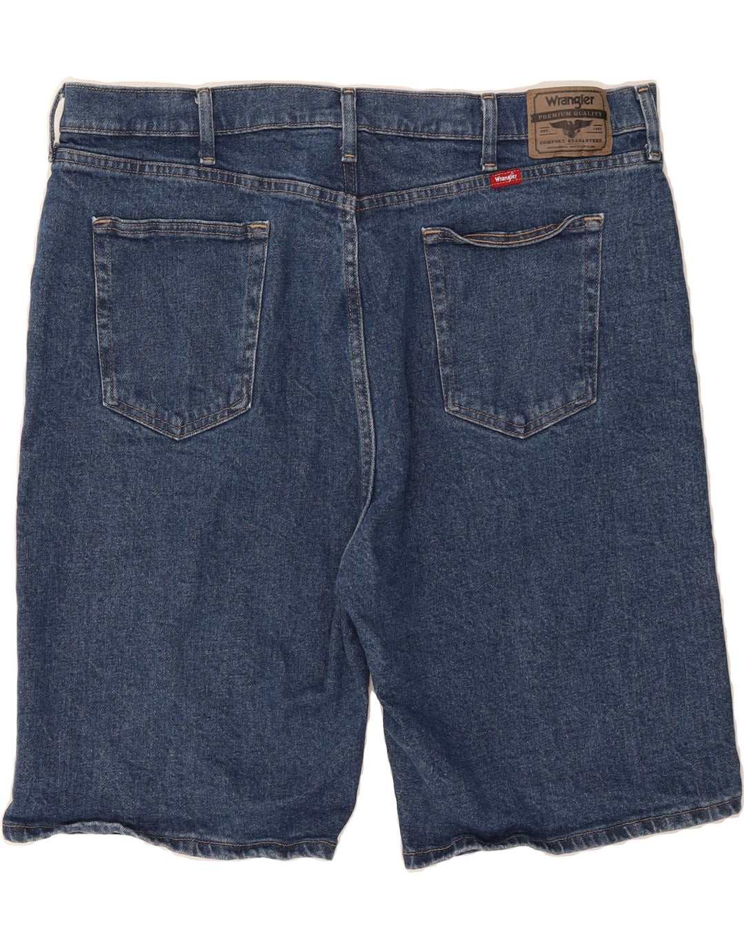WRANGLER Mens Denim Shorts W42 2XL Blue Cotton Vintage Wrangler and Second-Hand Wrangler from Messina Hembry 