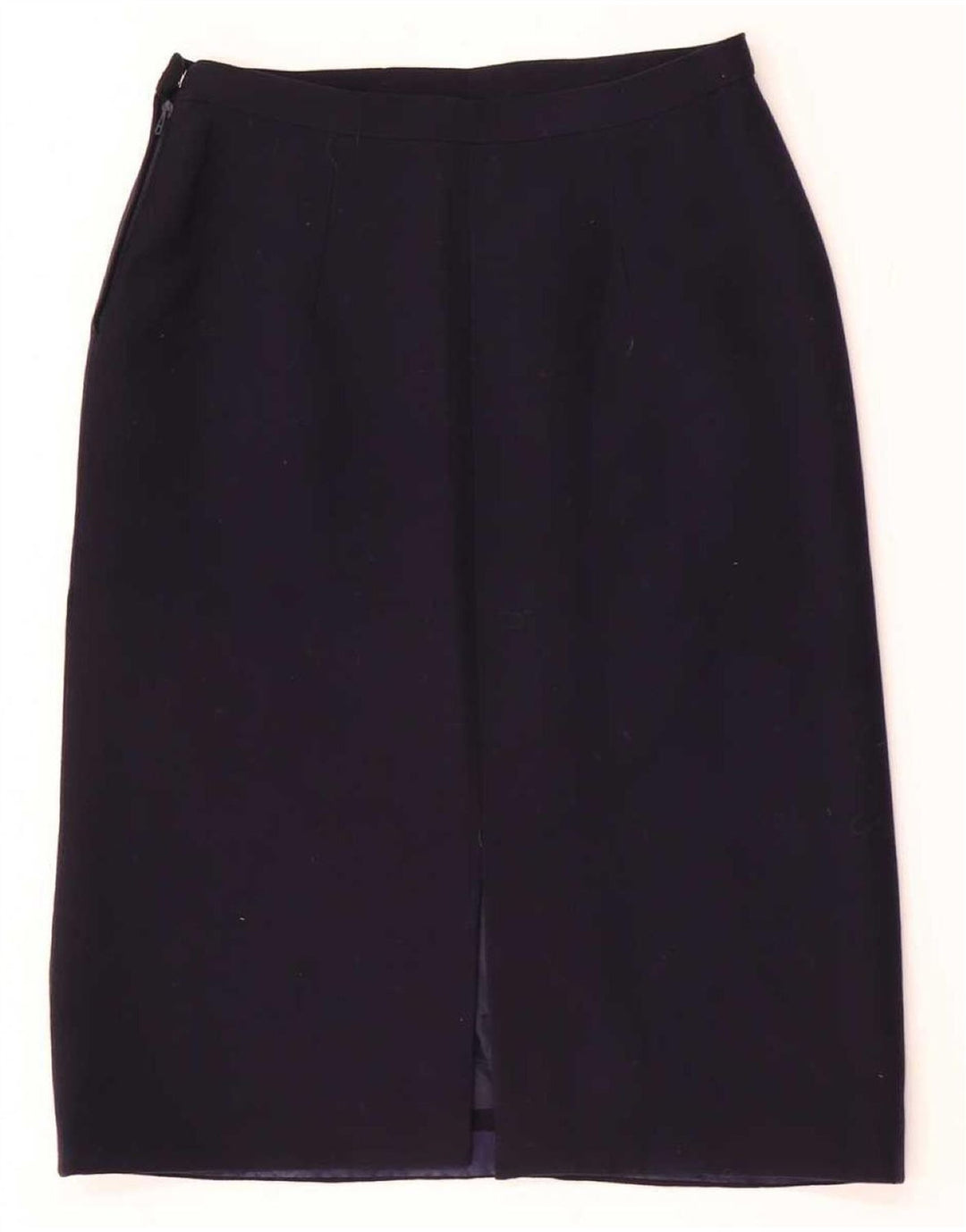 Max Mara Dame 2-delt nederdelsæt IT 44 Medium W26 Marineblå