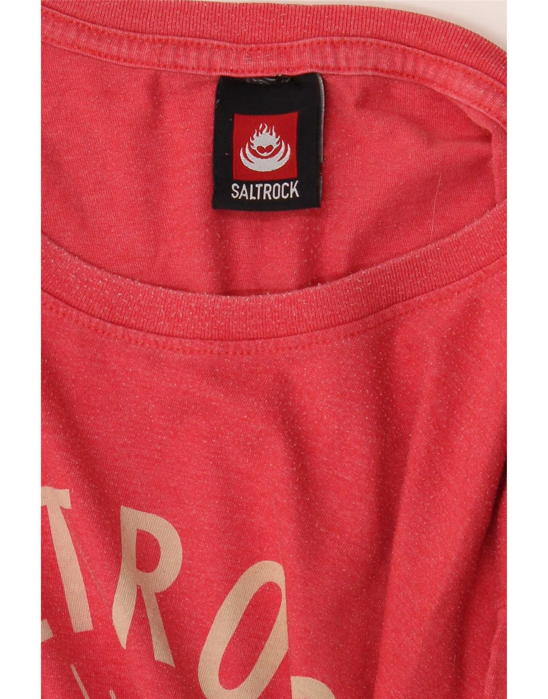 Saltrock Herre Grafisk T-Shirt Top Stor Pink