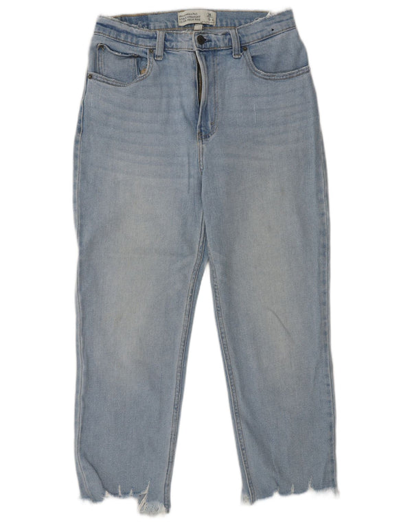 ABERCROMBIE & FITCH Lige jeans til kvinder US 6 Medium W28 L24 Blå