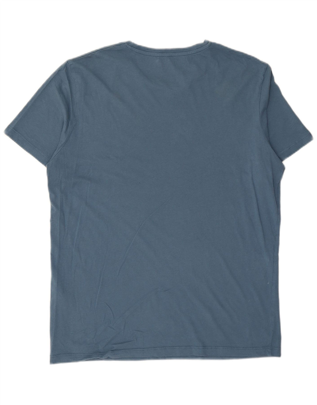 JACK & JONES Herre grafisk T-shirt Top XL Blå Bomuld