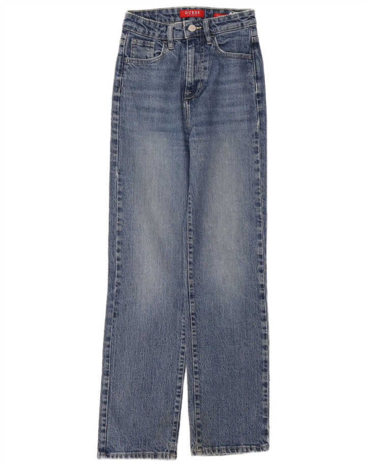 Guess lige damejeans W24 L29 blå bomuld