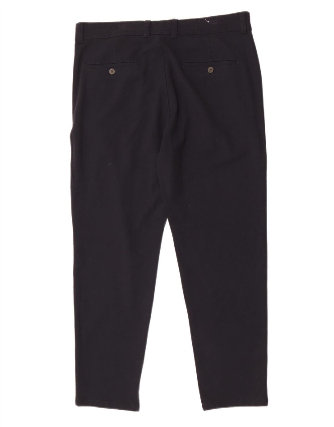 Zara Herre Chinobukser EU 44 Large W34 L28 Marineblå Polyester