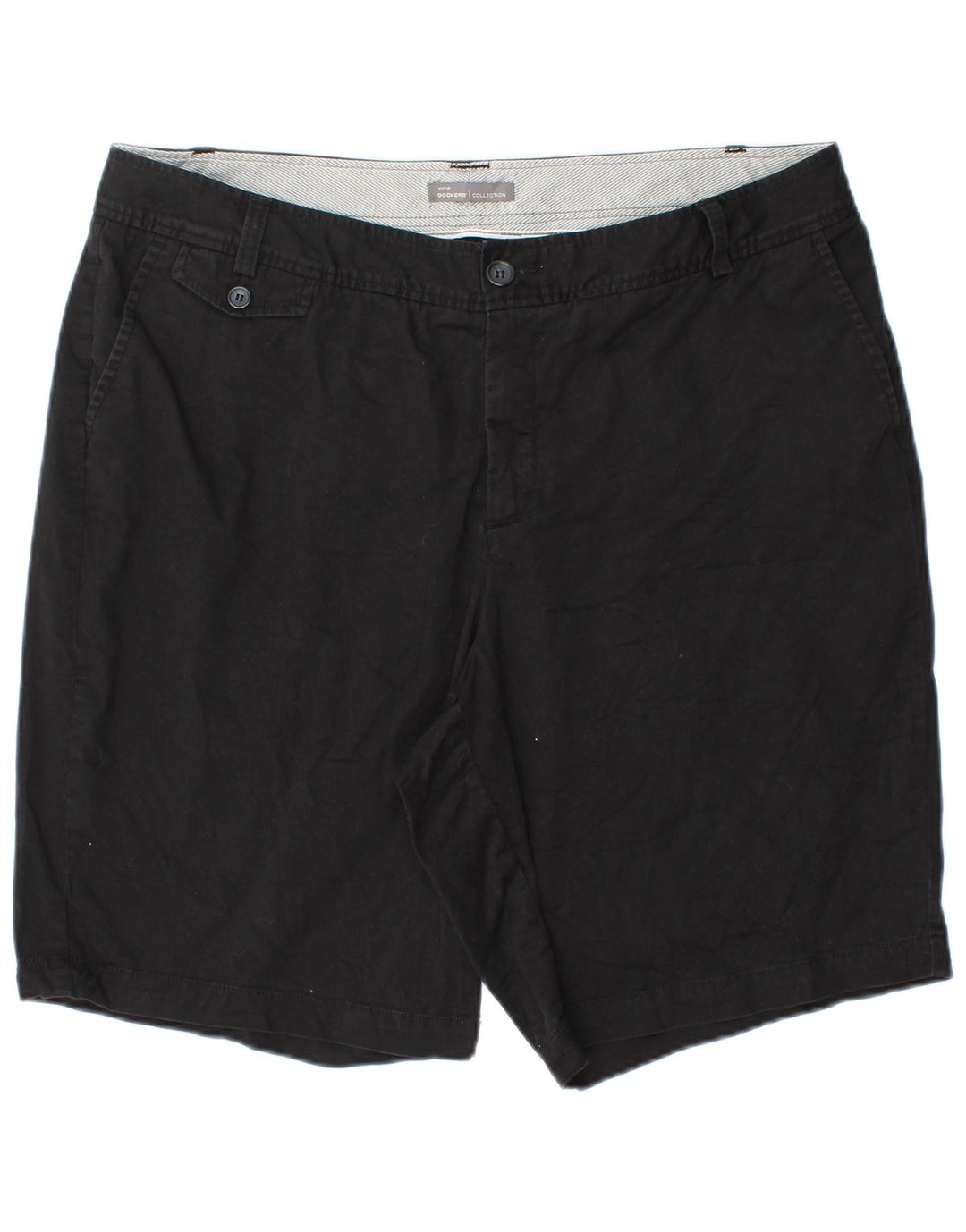 Dockers chinoshorts til kvinder US 18 2XL W38 Sort bomuld