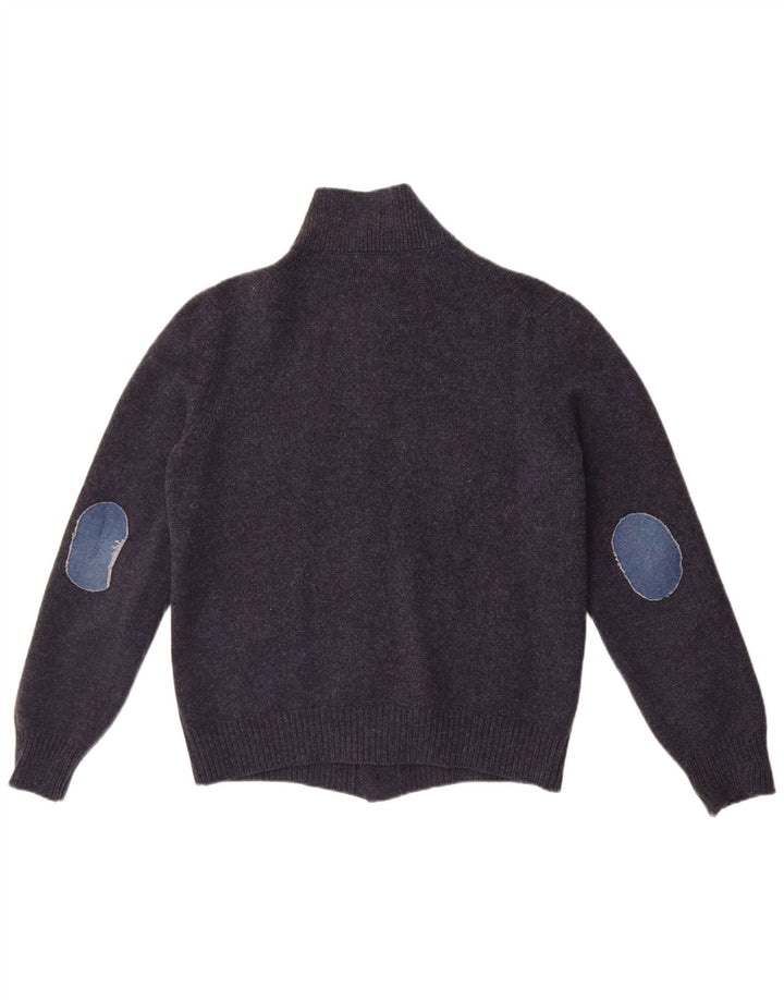 Herre militær cardigan sweater lille marineblå