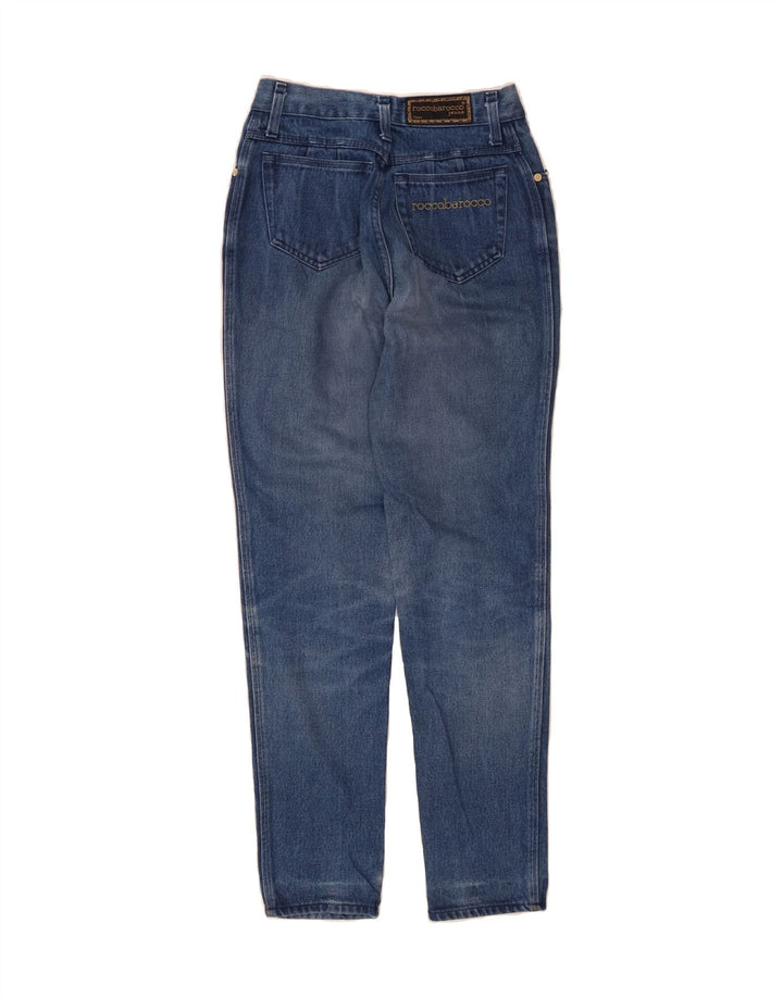 ROCCOBAROCCO Womens Slim Jeans W29 L30 Blue Cotton Vintage Roccobarocco and Second-Hand Roccobarocco from Messina Hembry 