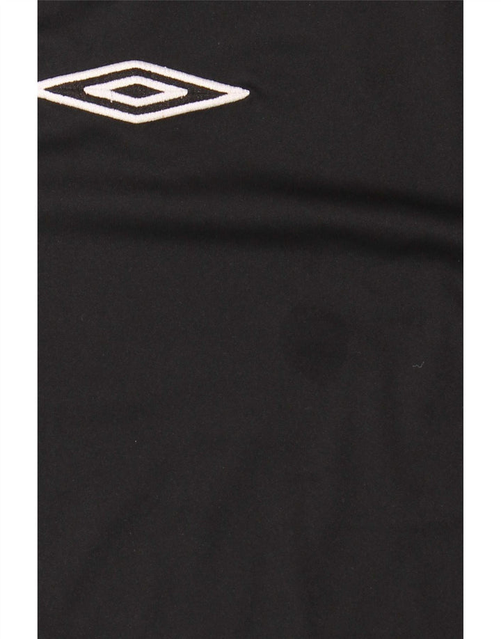Umbro Herre Grafisk T-Shirt Top XL Sort Colourblock Polyester