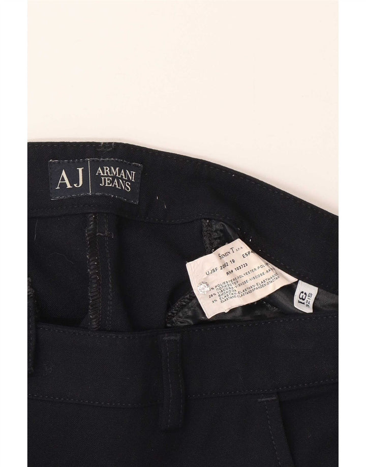 Armani Lige Chinobukser til kvinder W31 L31 Marineblå polyester