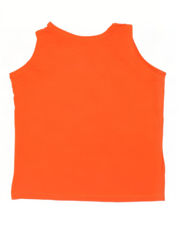 Kappa Boys Grafisk Vest Top 9-10 År Orange