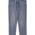 Zara Straight Jeans til mænd EU 42 Large W32 L32 Blå Bomuld