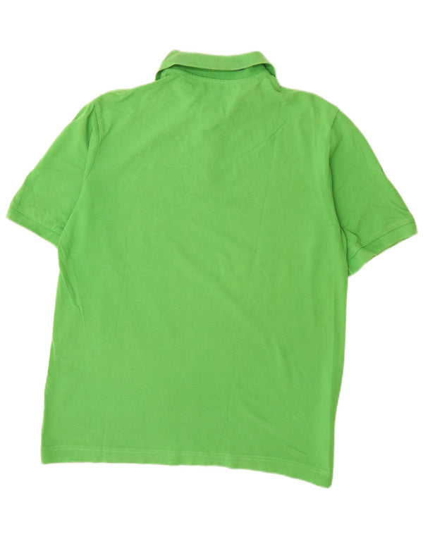 KAPPA Mens Polo Shirt Medium Green Cotton