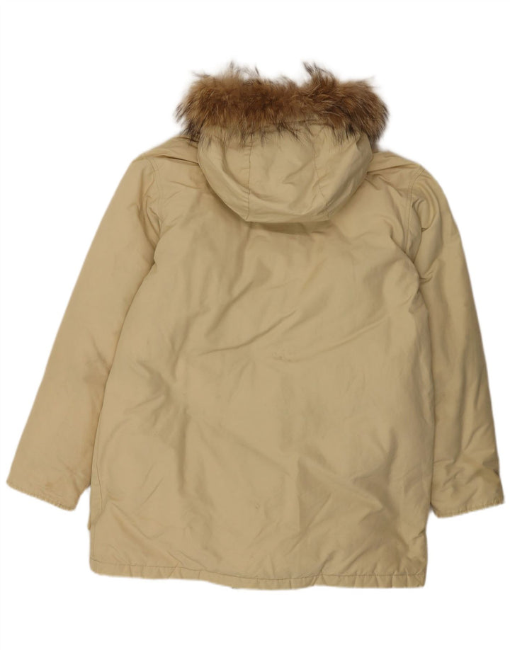Woolrich Herre hættepolstret parkajakke UK 38 Medium Beige