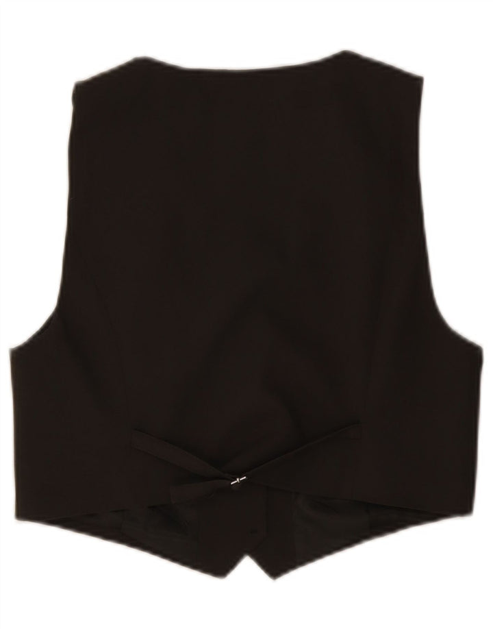 Zara Womens Crop vest UK 12 Medium Khaki Polyester