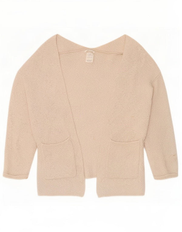 Zara Girls Open Cardigan Sweater 13-14 År Beige
