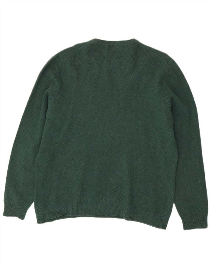 Benetton Dame Jumper Sweater UK 16 Stor Grøn