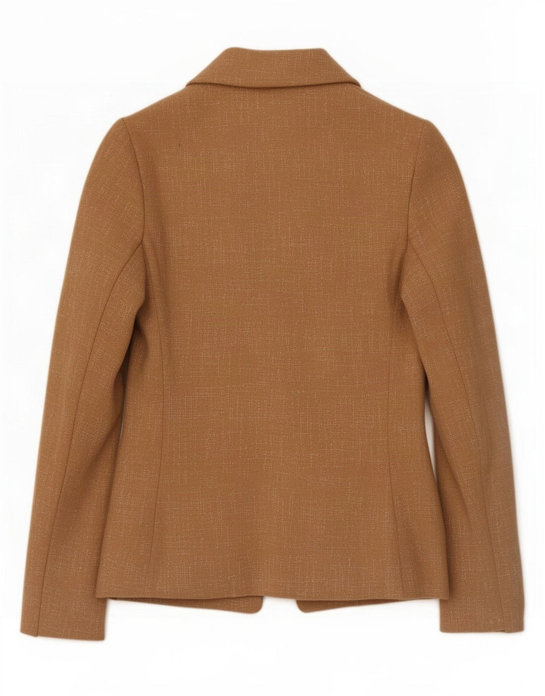 Marks & Spencer Dame Oversized Blazer Jacket UK 10 Small Beige Flecked