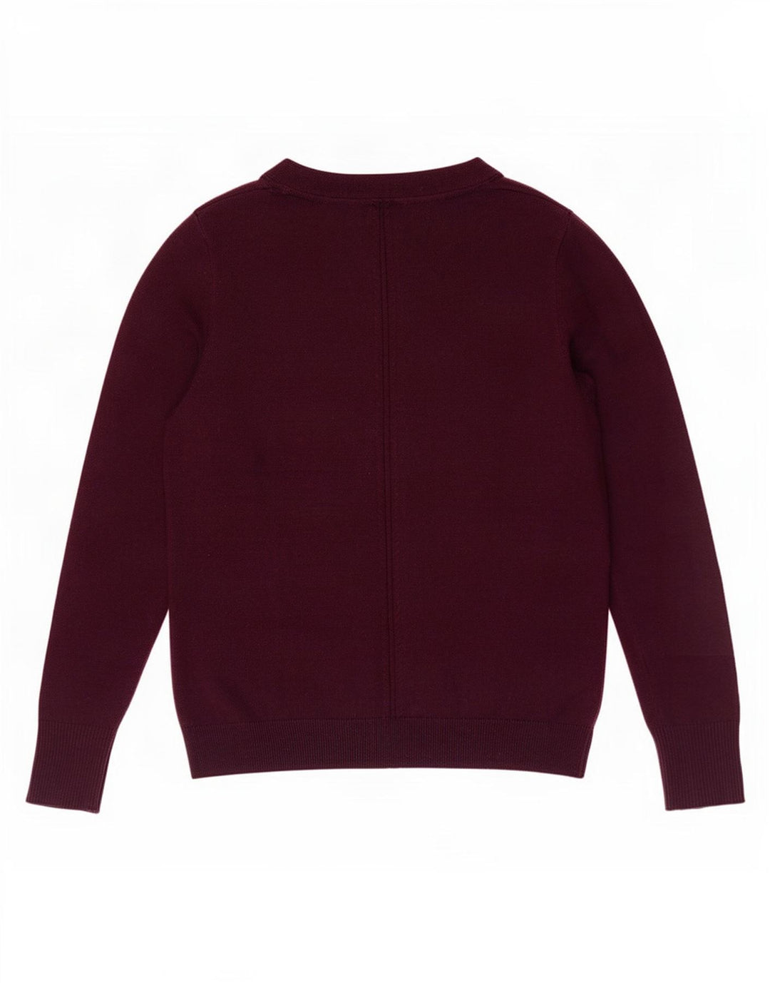 Fat Face Dame Cardigan Sweater UK 12 Medium Burgundy Polyester