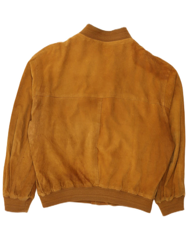 Vintage herre ruskind bomberjakke UK 42 XL Brun