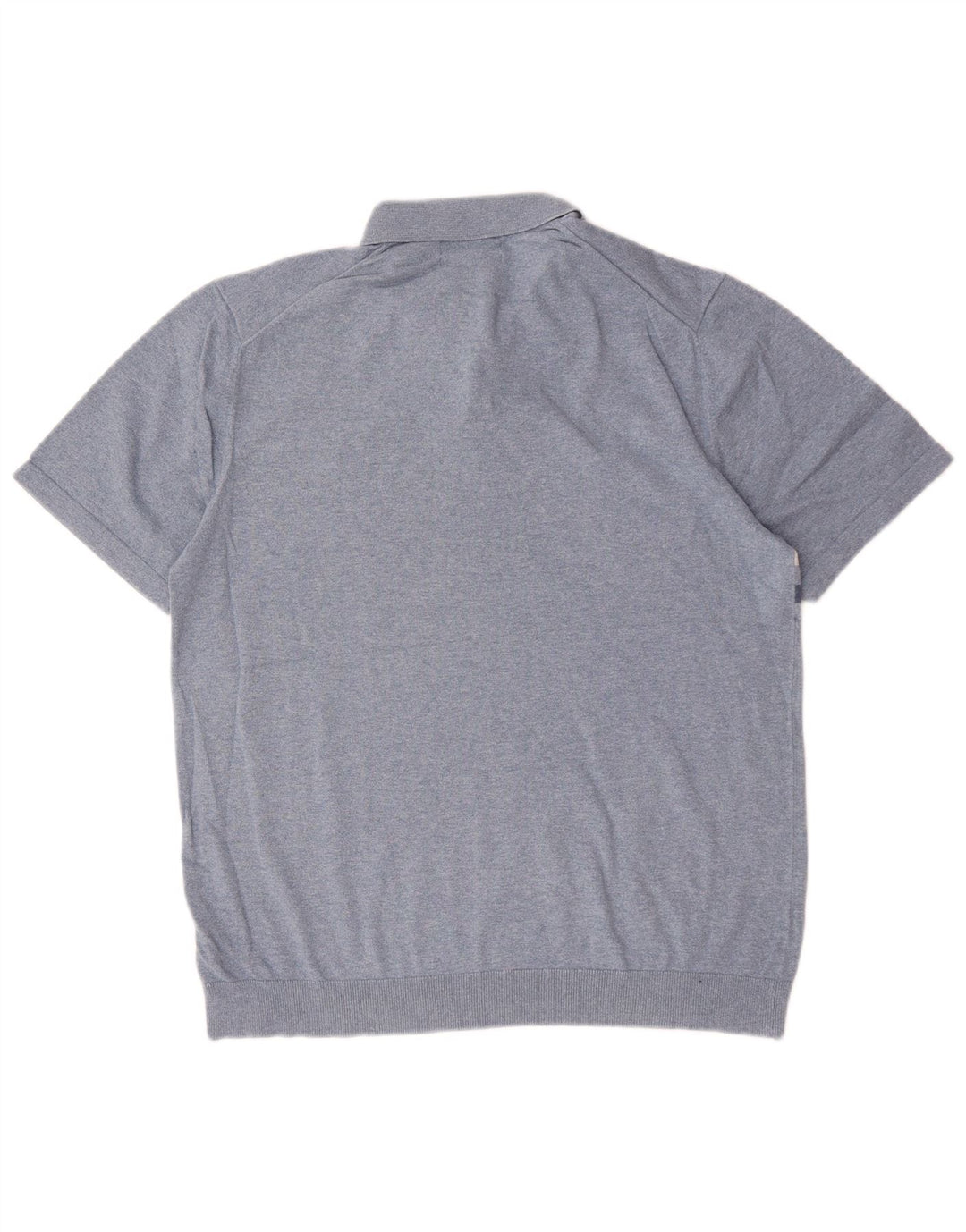 Marks & Spencer Herre Polo Neck trøje Sweater Large Blue Colourblock