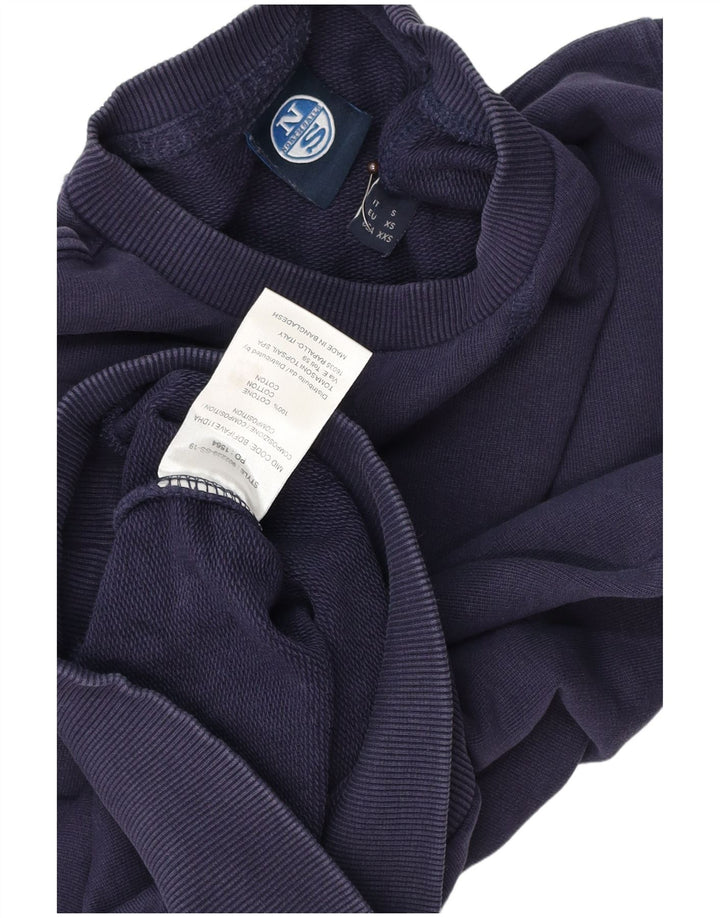 North Sails Herre Sweatshirt Jumper Small Navy Blue Bomuld