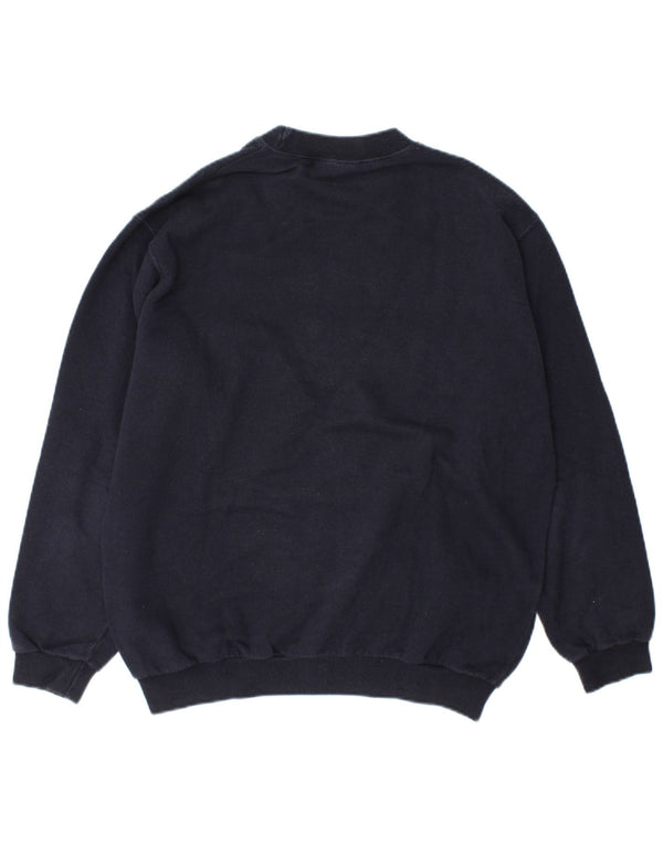 Wrangler Herre grafisk sweatshirt Jumper Medium Navyblå Bomuld