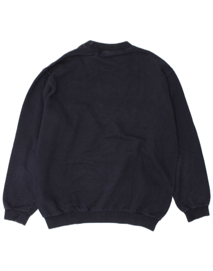 Wrangler Herre grafisk sweatshirt Jumper Medium Navyblå Bomuld