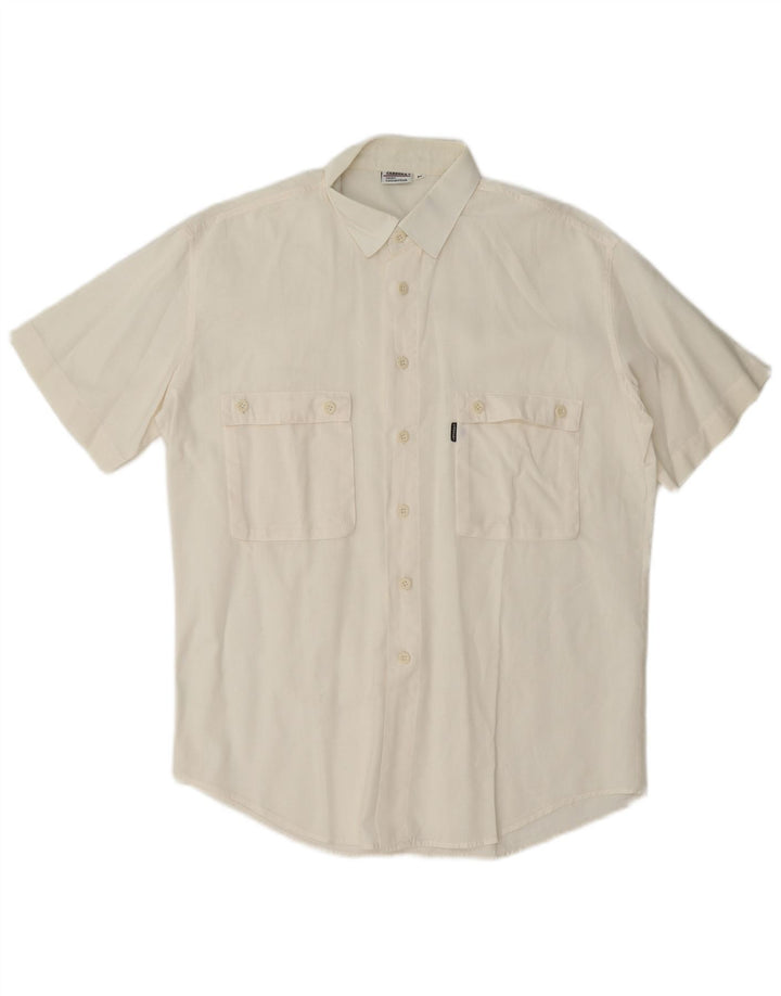 Carrera Kortærmet Herreskjorte Medium White