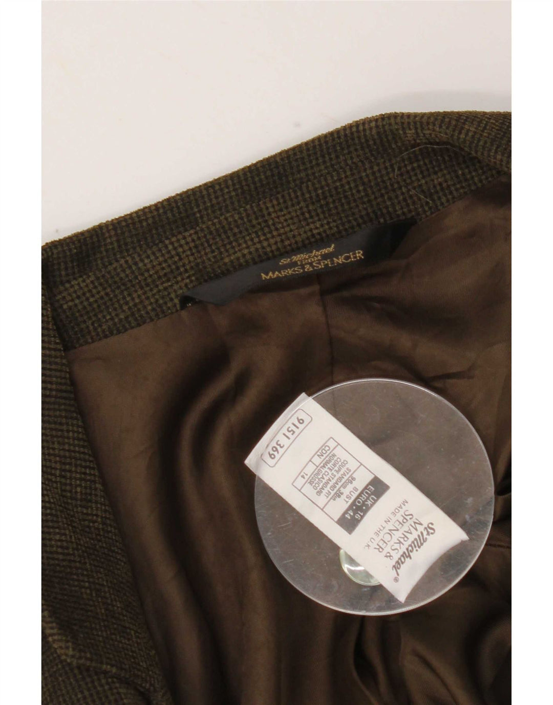 Marks & Spencer Dame St. Michael Blazer Jacket UK 16 Large Green