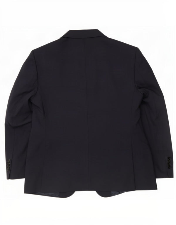 Marks & Spencer Herre Short 2 Button Blazer Jacket UK 44 2XL Navy Blue