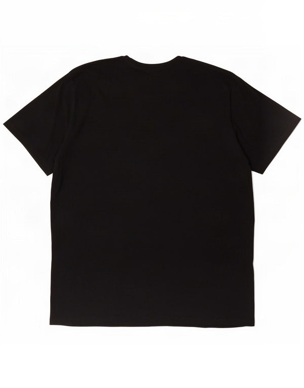 Hugo Boss Herre T-Shirt Top 2XL Sort Bomuld