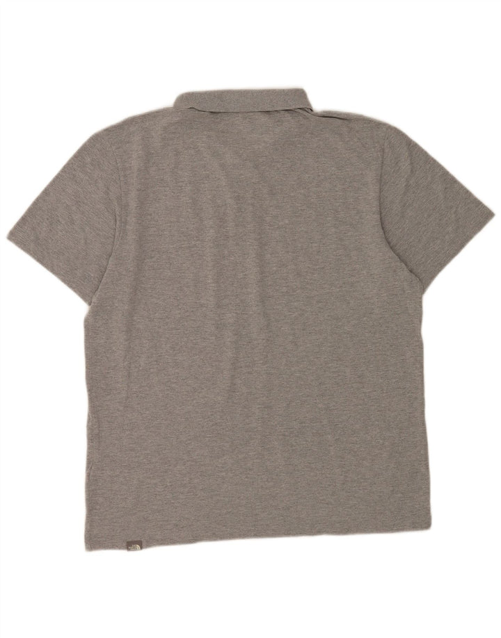 The North Face Herre Polo Shirt Stor Grå Bomuld