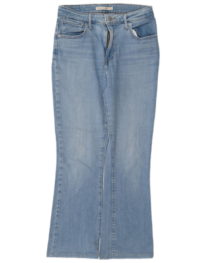 Levi's Womens 725 High Rise Bootcut Jeans W30 L26 Blå